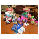 Lot of Trolls, Smurfs & Other Plush