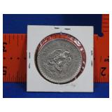 1925 Mexican Un Peso - 72% Silver