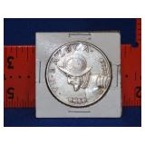 1947 Panama 1 Balboa - 90% Silver