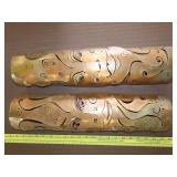 Pair of Handcrafted Copper Sconces