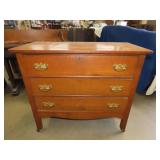 Oak 3 Drawer Chest
