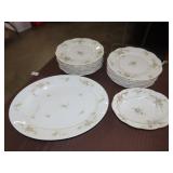18pc Haviland "Rosalinde" China
