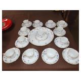 27pc Herend "Blue Garland" China