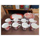 17pc Noble Excellence "Hawthorne Brick Red"