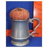 Pewter Cup w/ Pin Cushion