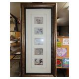 Framed Mickey Mouse Sketches - 16"x34"