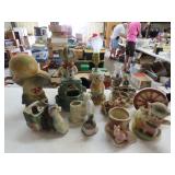 Pottery Planters, Lamps & Decanters