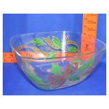 Lenox Holiday Glass Square Bowl - 9"