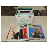 Record Storage Box w/ Records