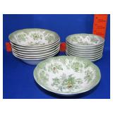 16 Enoch Wedgwood "Kent" Bowls - 5" & 6.5"