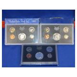 2 1968 & 1 1969 Proof Sets
