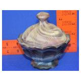 Imperial Slag Glass Candy Dish