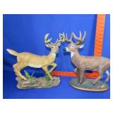 2 Deer Statues