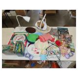 Table Lot of Household & MIsc