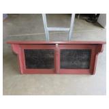 Punched Tin Wall Shelf