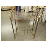 Vintage Record Storage Rack