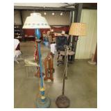 2 Floor Lamps - Metal