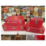 4pc of Vintage Towncraft Luggage