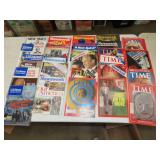 Vintage Time & Newsweek Magazines