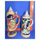2 Beer Steins