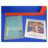 Vintage Boy Scout Calendar & Girl Scout Book