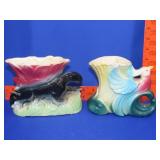 2 Pottery Planters