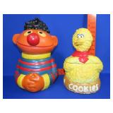 Big BIrd & Ernie Cookie Jars