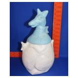 Pottery Kangaroo Cookie Jar