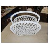 Wicker Magazine Rack