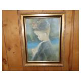 Framed Lithograph Armondo Gentilini - 15x19