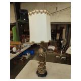 Vintage Large Asian Lady Table Lamp - 46'T