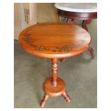 Round Decorated Top Table