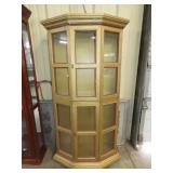 Gold Painted Curio - Lighted