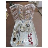 Tray Lot of Costume Jewelry