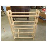 Wood Shoe Rack