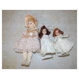 3 Madame Alexander Dolls