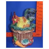 Fitz & Floyd Rooster Storage Jar