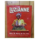Enamel Luzianne Coffee & Chicory Sign - 18'x24'