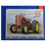 Metal Massey-Harris 55 Sign - 16'x13'