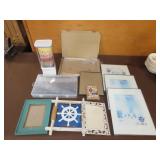 Lot of Picture Frames & Household