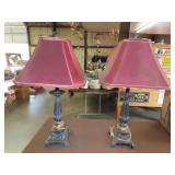 Pair of Table Lamp - 28'