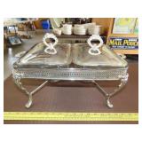 Silverplate Double Chafing Buffet Dish