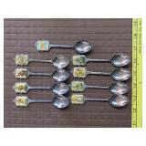 9 Hummel Collector Spoons