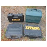 4 Plastic Tool Cases