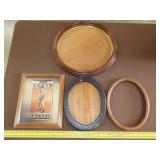 4 Wood Picture Frames