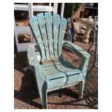 2 Plastic Outdoor Chairs