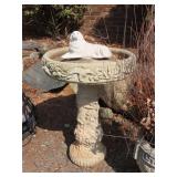 Concrete Bird Bath