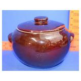 Stoneware Jar w/ Lid