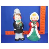 Pair of Vintage Christmas Carolers