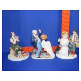 3 Norman Rockwell Figurines